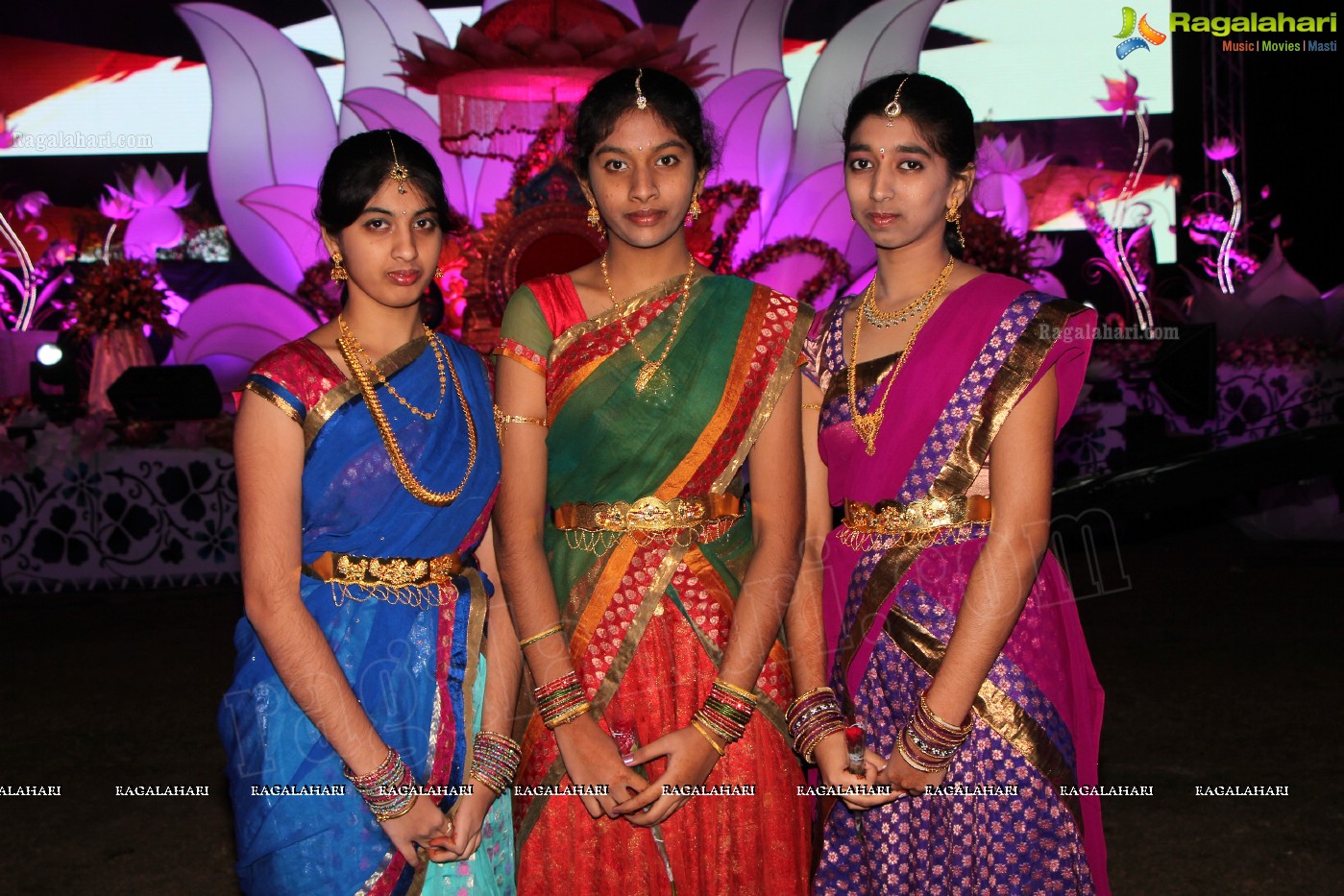 Biggest Half Saree & Dhoti Function of Prateeti and Pradyumn Reddy