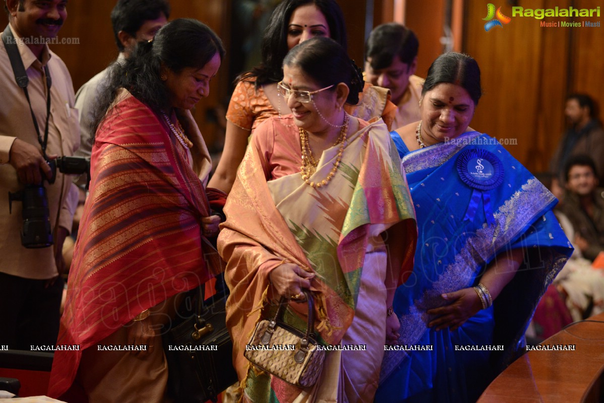 Presentation Ceremony of P. Susheela Award 2013 to Vani Jayaram