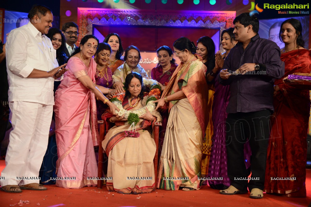 Presentation Ceremony of P. Susheela Award 2013 to Vani Jayaram