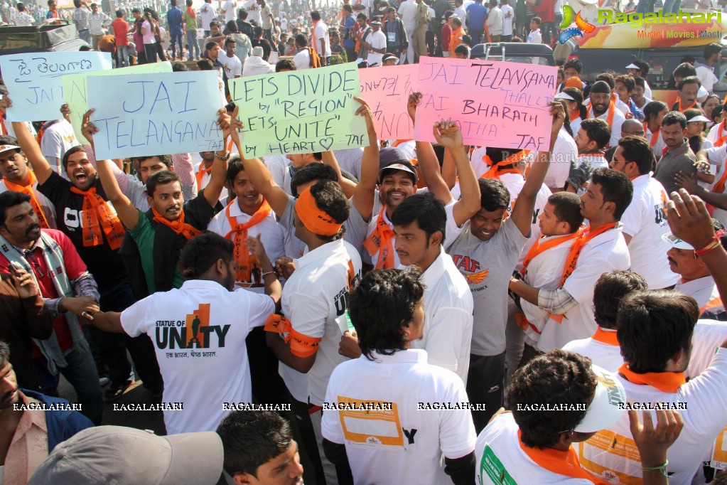 Sardar Patel's 'Statue of Unity': 'Run For Unity', Hyderabad