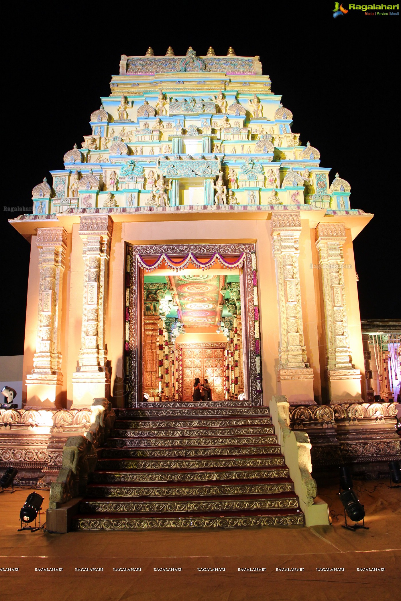 Grand Wedding Ceremony of Siddharth-Harini at HITEX, Hyderabad.