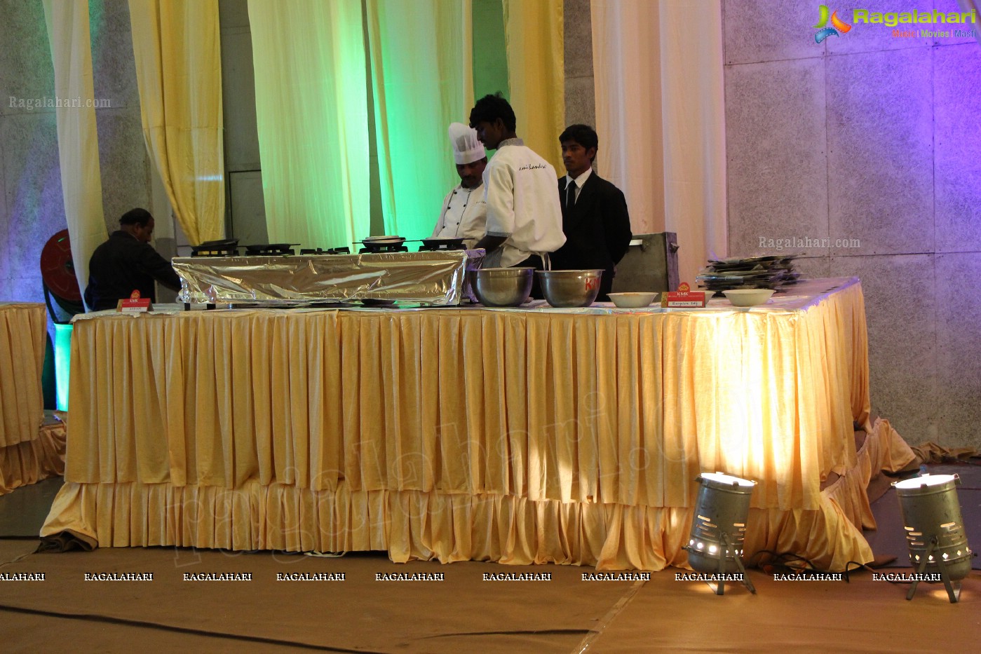 Grand Wedding Ceremony of Siddharth-Harini at HITEX, Hyderabad.