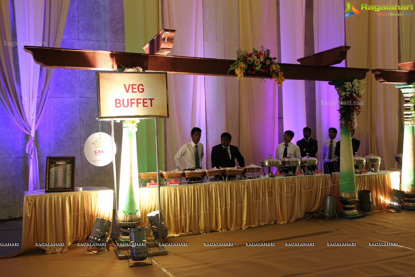 Grand Wedding Ceremony of Siddharth-Harini at HITEX, Hyderabad.