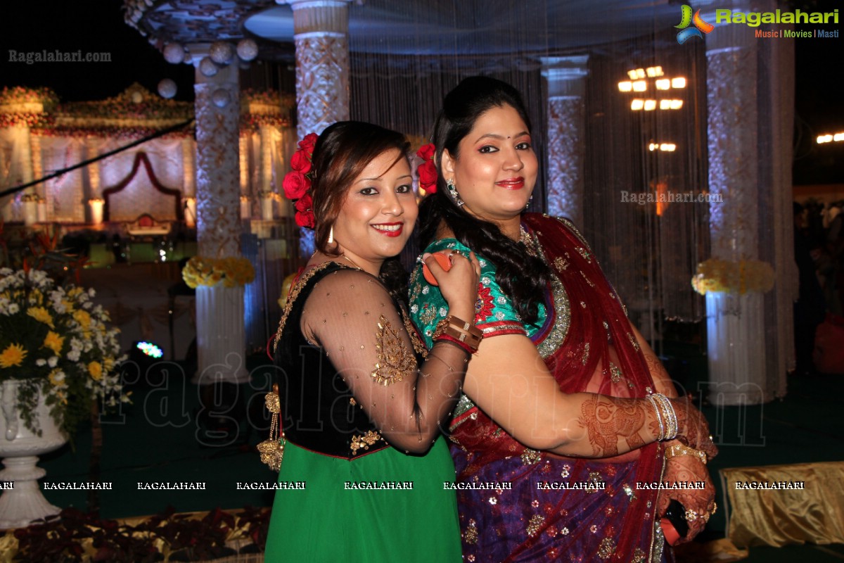 Tapish Agarwal-Priyasha Jalan Wedding at Imperial Garden, Hyderabad