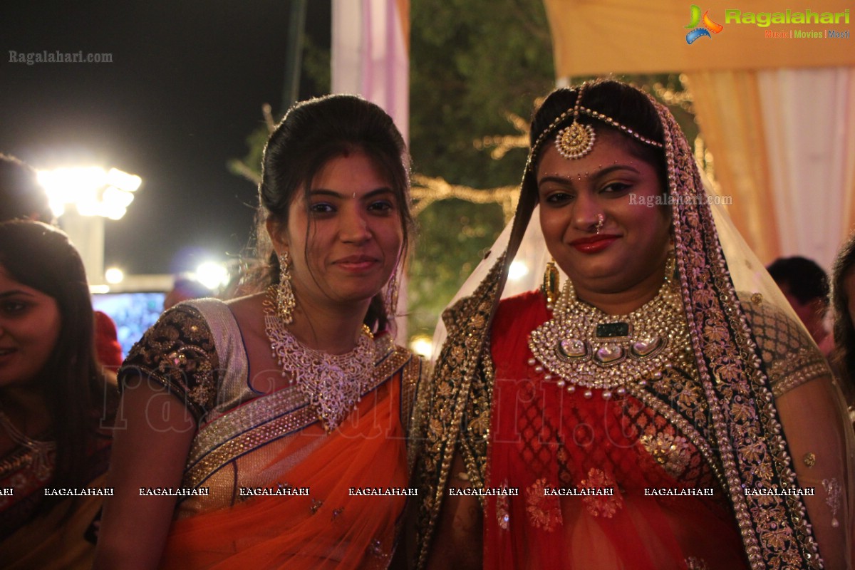 Tapish Agarwal-Priyasha Jalan Wedding at Imperial Garden, Hyderabad