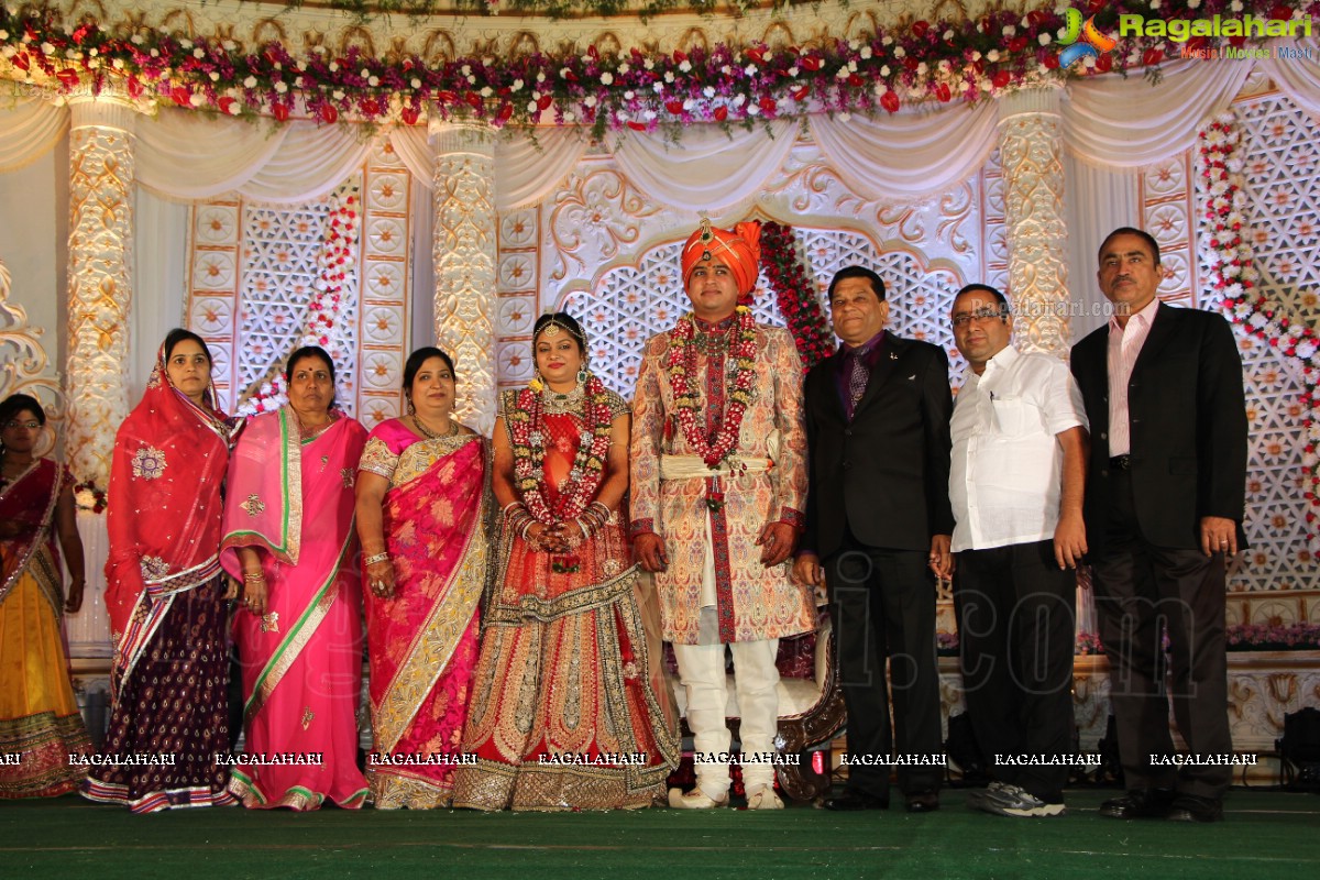Tapish Agarwal-Priyasha Jalan Wedding at Imperial Garden, Hyderabad