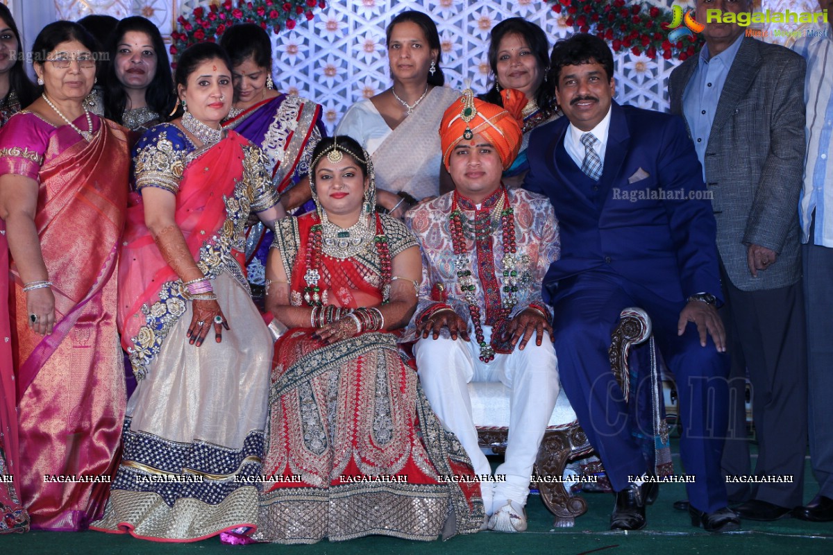 Tapish Agarwal-Priyasha Jalan Wedding at Imperial Garden, Hyderabad