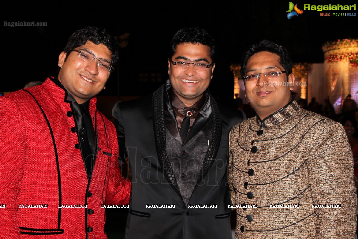 Tapish Agarwal-Priyasha Jalan Wedding at Imperial Garden, Hyderabad