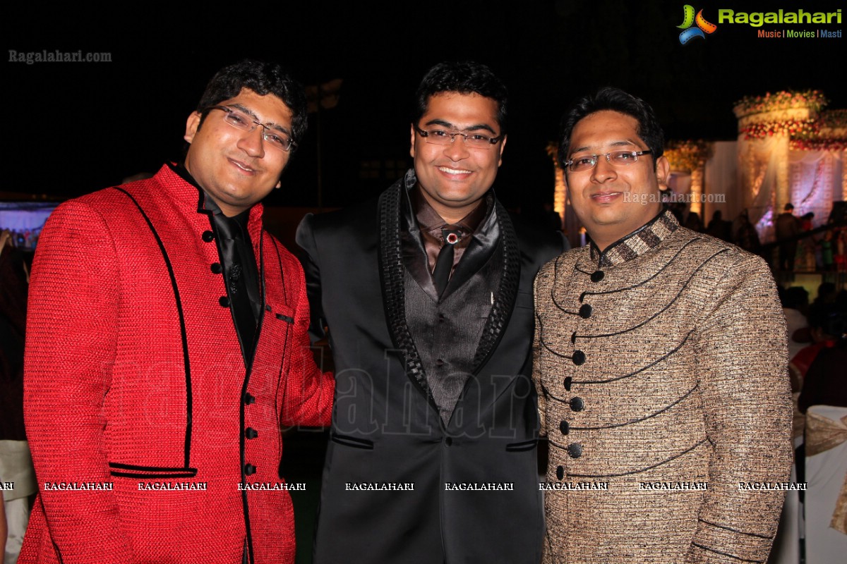 Tapish Agarwal-Priyasha Jalan Wedding at Imperial Garden, Hyderabad