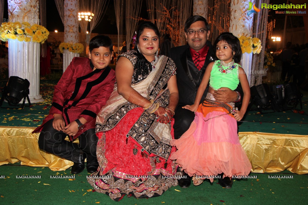 Tapish Agarwal-Priyasha Jalan Wedding at Imperial Garden, Hyderabad