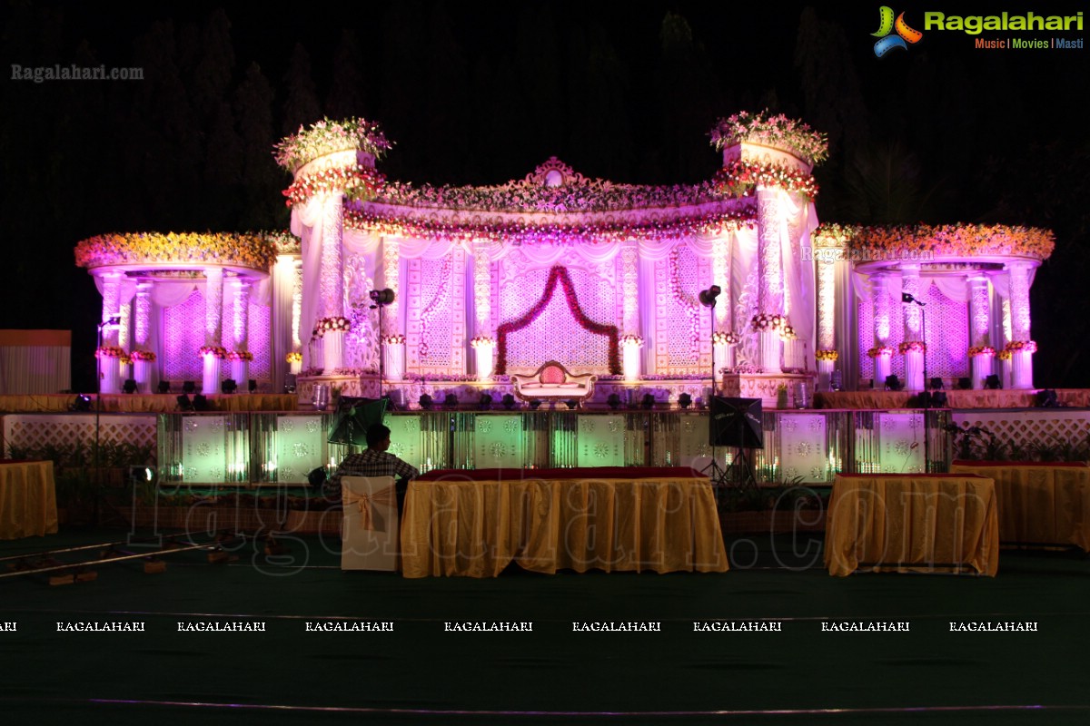 Tapish Agarwal-Priyasha Jalan Wedding at Imperial Garden, Hyderabad