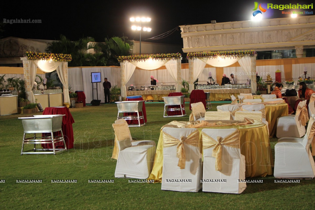 Tapish Agarwal-Priyasha Jalan Wedding at Imperial Garden, Hyderabad