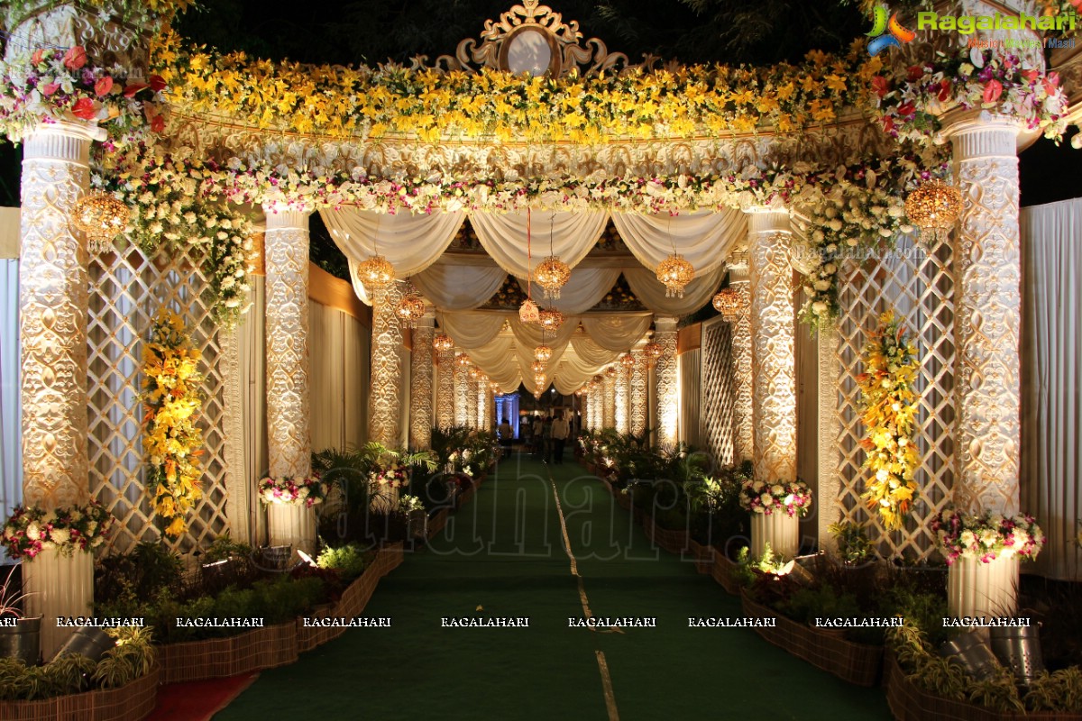 Tapish Agarwal-Priyasha Jalan Wedding at Imperial Garden, Hyderabad