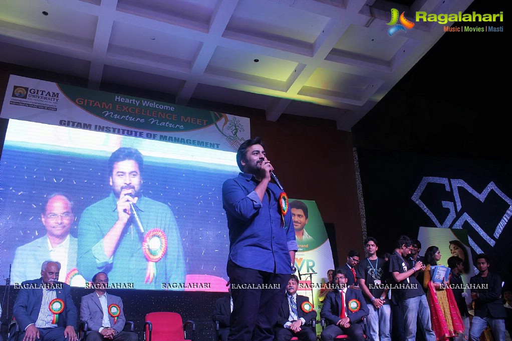 Nara Rohit at GITAM University, Vizag