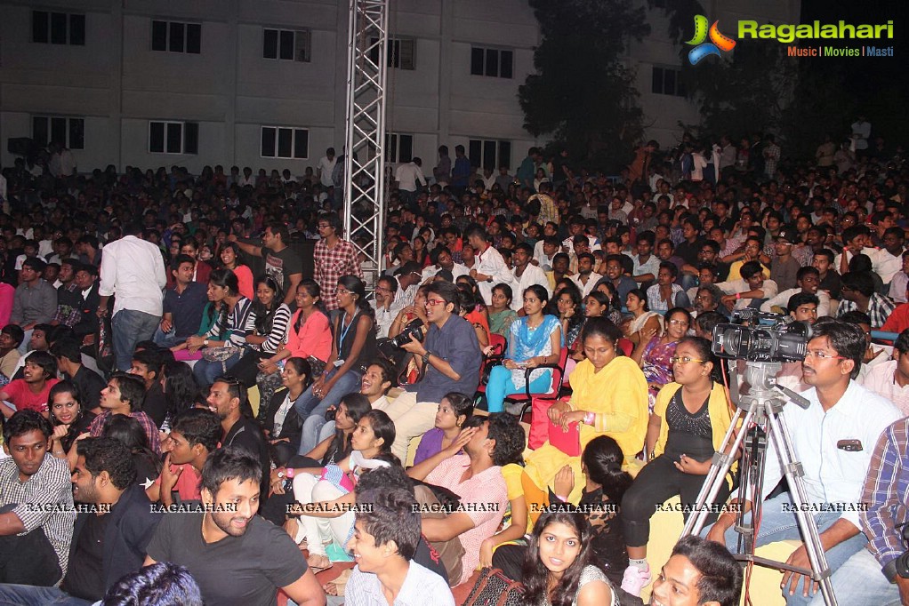 Nara Rohit at GITAM University, Vizag