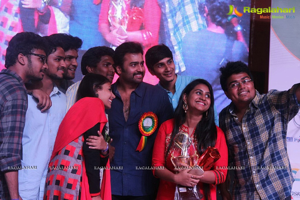 Nara Rohit at GITAM University, Vizag