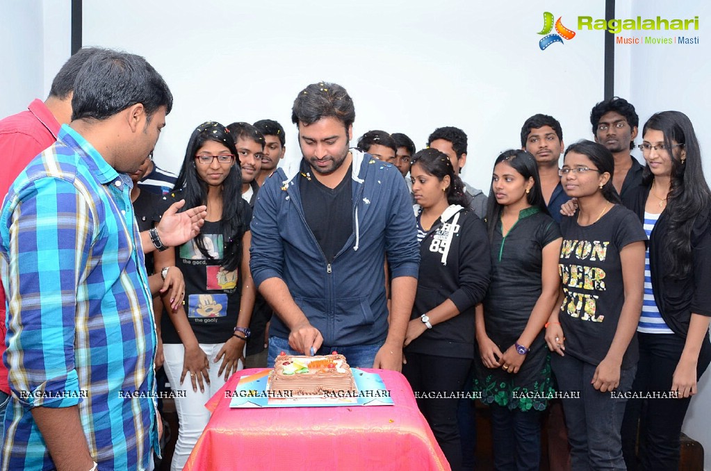 Nara Rohit's New Year 2015 Celebrations with Fans