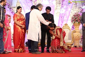 Hero Aadi Wedding Reception