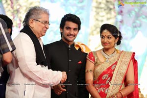 Hero Aadi Wedding Reception