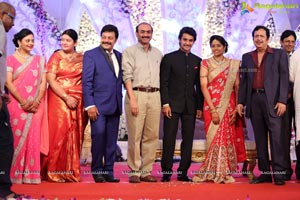 Hero Aadi Wedding Reception