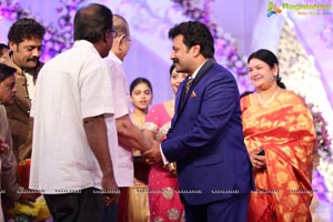 Hero Aadi Wedding Reception