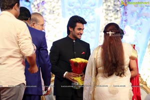 Hero Aadi Wedding Reception