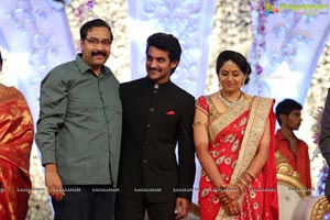 Hero Aadi Wedding Reception