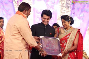 Hero Aadi Wedding Reception