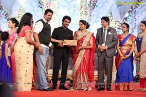 Hero Aadi Wedding Reception