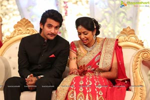 Hero Aadi Wedding Reception