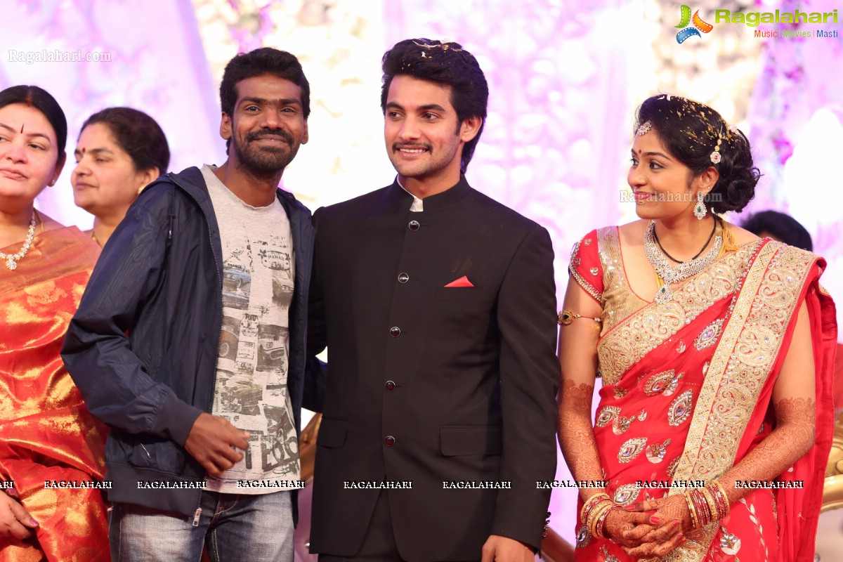 Hero Aadi Wedding Reception