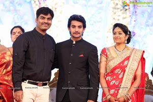 Hero Aadi Wedding Reception