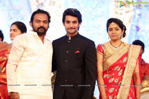 Hero Aadi Wedding Reception