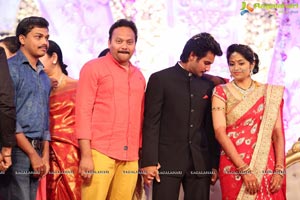 Hero Aadi Wedding Reception