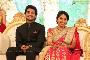 Hero Aadi Wedding Reception