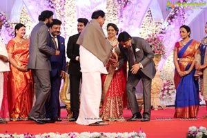 Hero Aadi Wedding Reception