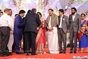 Hero Aadi Wedding Reception