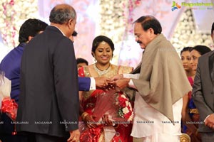 Hero Aadi Wedding Reception