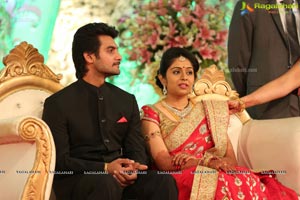 Hero Aadi Wedding Reception