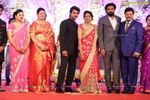 Hero Aadi Wedding Reception