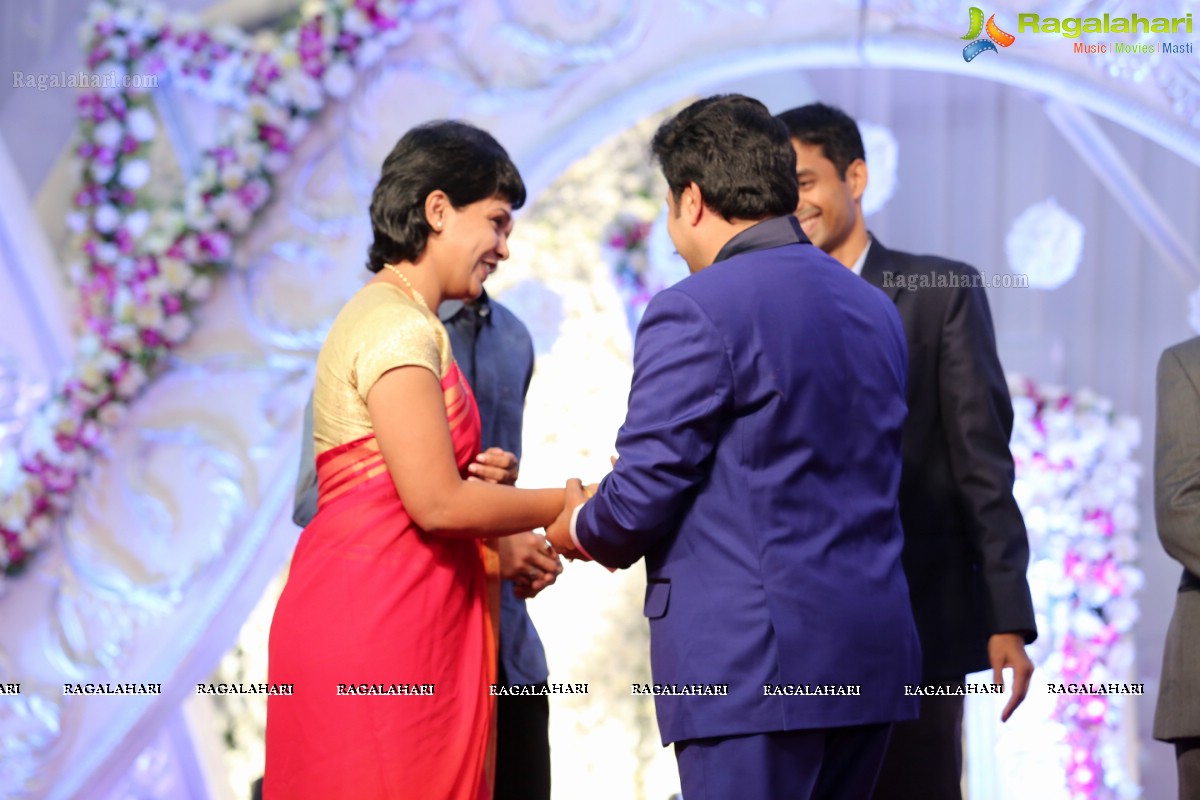 Hero Aadi Wedding Reception