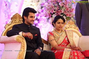 Hero Aadi Wedding Reception