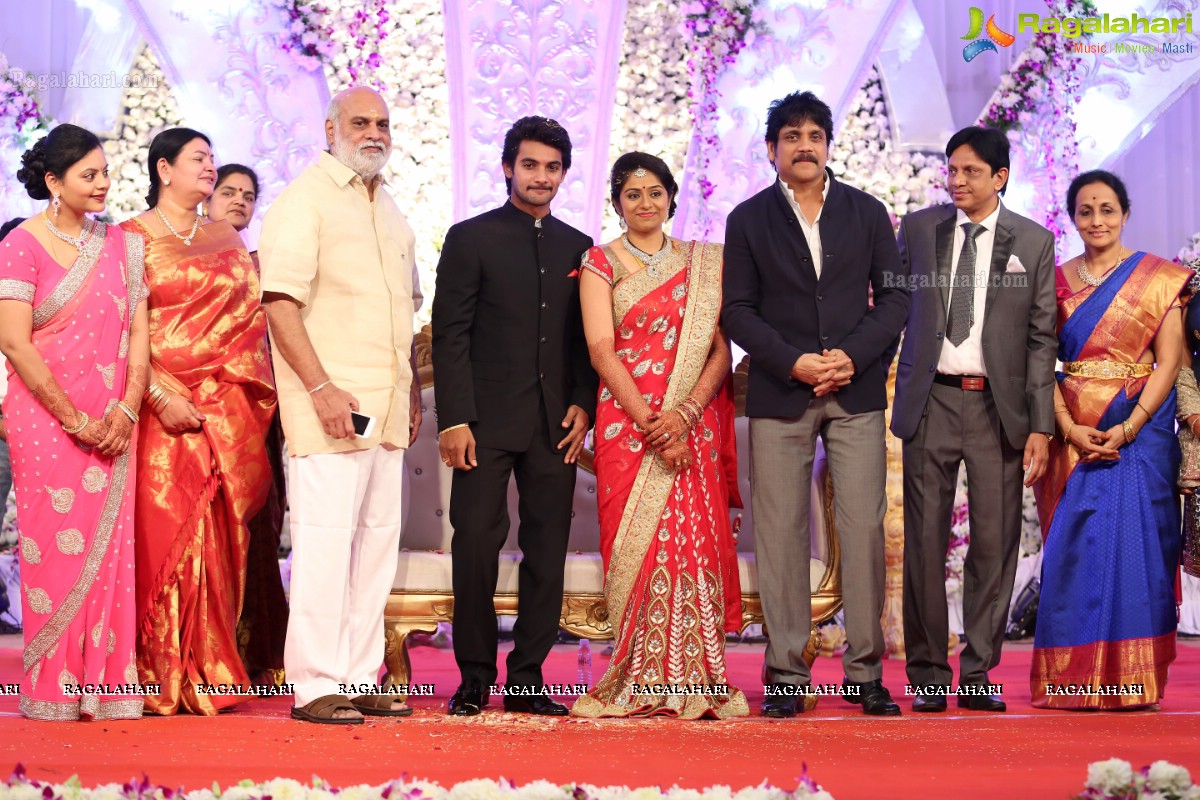 Hero Aadi Wedding Reception