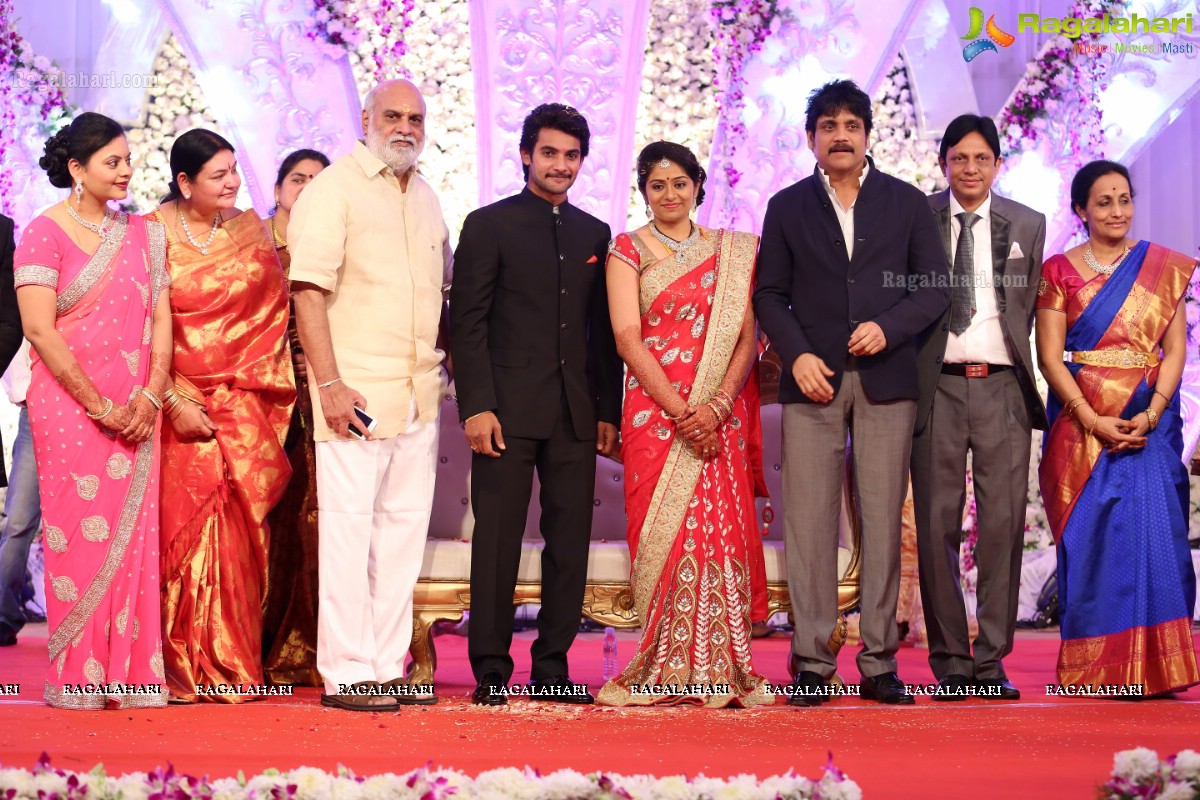 Hero Aadi Wedding Reception