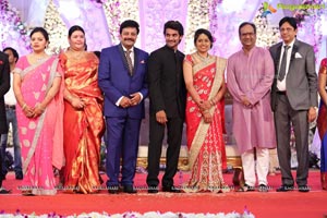 Hero Aadi Wedding Reception