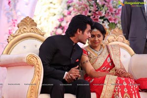 Hero Aadi Wedding Reception