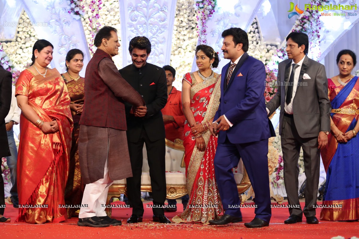 Hero Aadi Wedding Reception