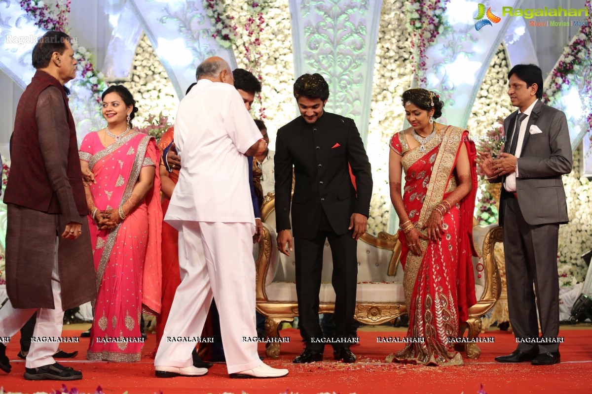 Hero Aadi Wedding Reception