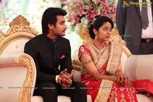 Hero Aadi Wedding Reception