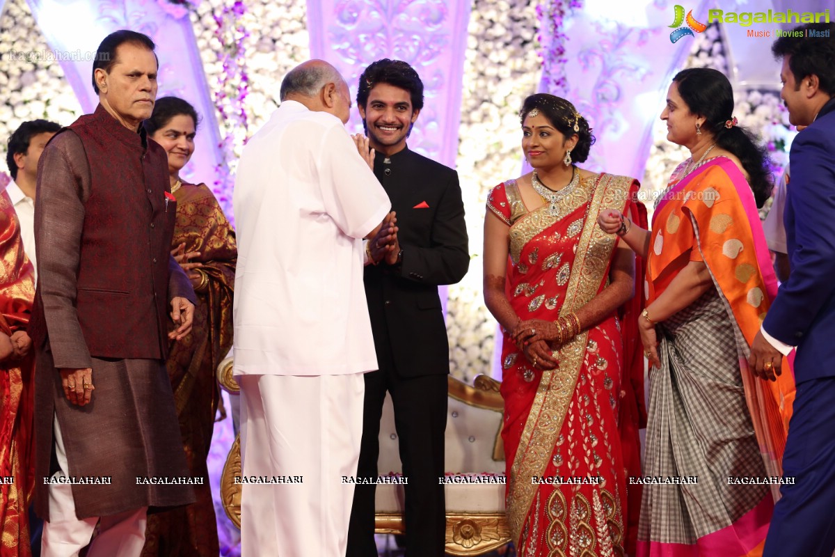 Hero Aadi Wedding Reception